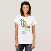 T-shirt de dames de traits de Vierge (Devant entier)