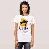 T-shirt de dames d'UHJA (Devant entier)