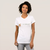 T-shirt de dames : Le Chat (Devant entier)