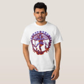 T-shirt de danse de Nataraj Shiva (Devant entier)