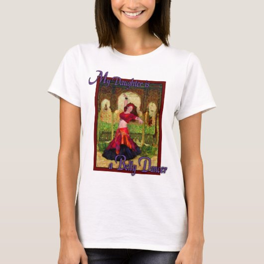 T-shirt de danse de ventre - fille (Devant)