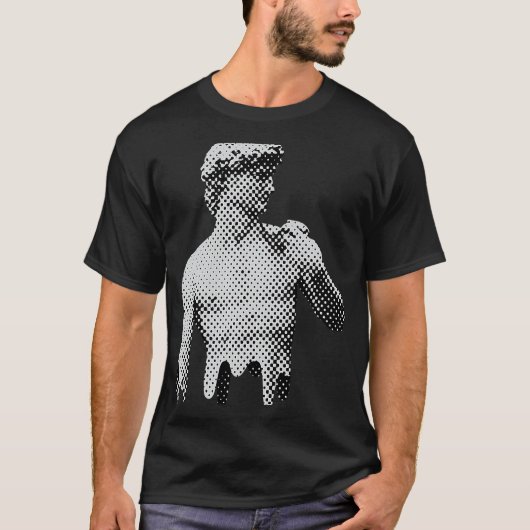 T-shirt De David Marble Statue Michelangelo Renaissance Me (Devant)