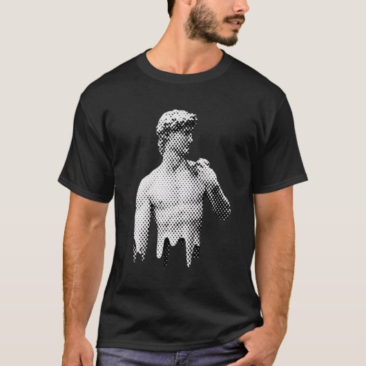 T-shirt De David Marble Statue Michelangelo Renaissance Me (Devant)