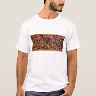 T-shirt de découpage en bois thaïlandais