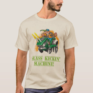 T-shirt de découpeuse de l'herbe des hommes