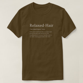T-shirt de définition d'appréciation de cheveux re