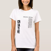 T-shirt de définition de design créatif (Devant)