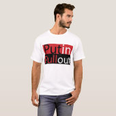 T-shirt de dégagement de Poutine des hommes (Devant entier)
