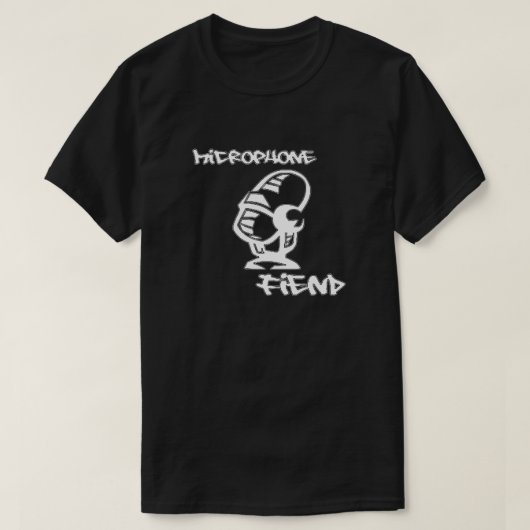 T-shirt de démon de microphone (Design devant)