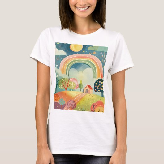 T-shirt de design d'art de pépinière (Devant)