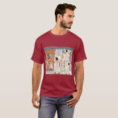 T-shirt de design royal égyptien (Devant entier)