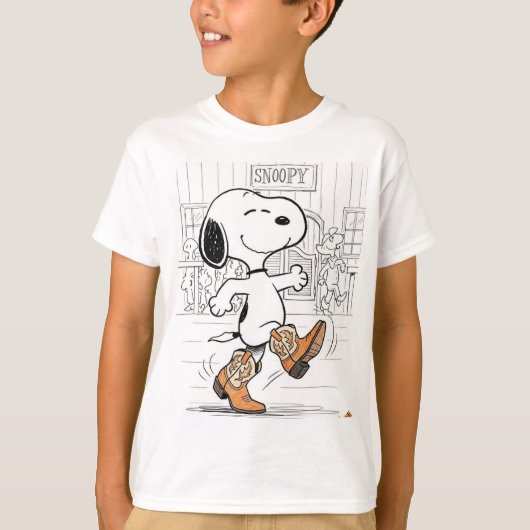 T-shirt de dessin animé Beagle mignon (Devant)
