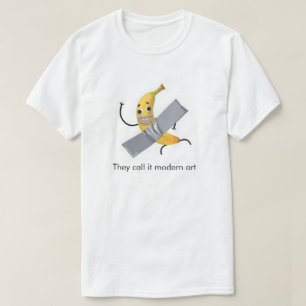 T-Shirt de dessin animé drôle de peau de banane