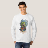T-shirt de dessin animé Zombie (Devant entier)