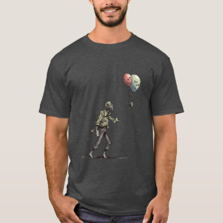T-shirt de dessin animé Zombie
