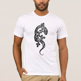 T-shirt de dessin de henné de Gecko par Cyn Mc