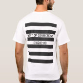 T-shirt de détenu de prison (Dos)