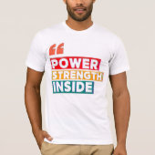 T-shirt de devis motivationnel (Devant)