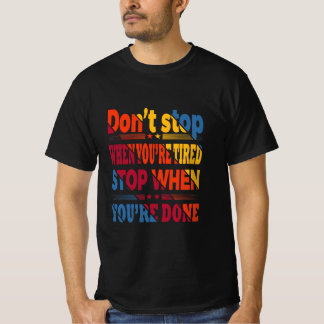 T-shirt de devis motivationnel