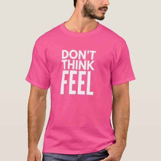 T-Shirt de devis motivationnel - NE PENSEZ PAS SEN (Devant)