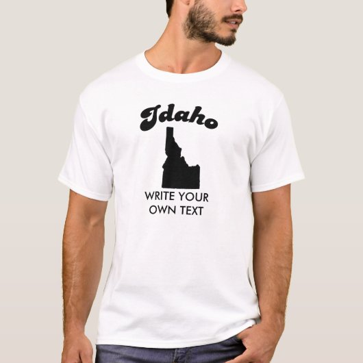 T-SHIRT DE DEVISE D'ÉTAT DE L'IDAHO (Devant)