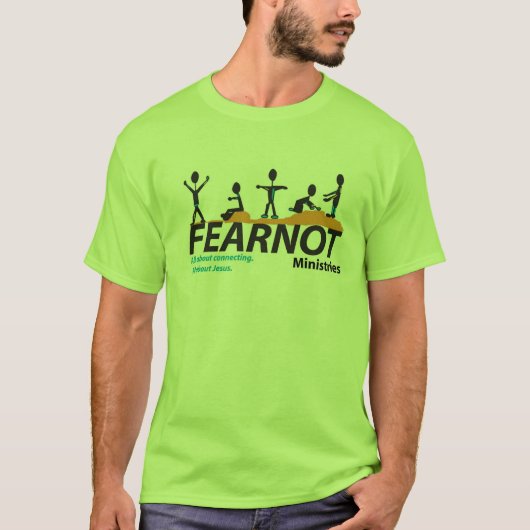 T-shirt de devise d'habillement de FearNot (Devant)