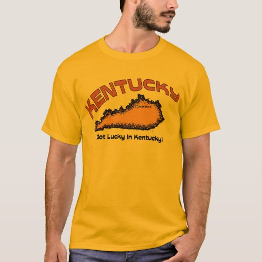 T-shirt ~ de devise du Kentucky KY USA que je suis devenu (Devant)