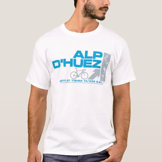 T-shirt de D'Huez d'Alpes (Devant)