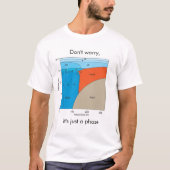 T-shirt de diagramme de phase de l'eau (Devant)