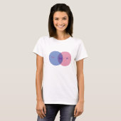 T-shirt de diagramme de Venn (Devant entier)
