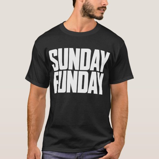T-shirt de dimanche Funday (Devant)