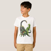 T-shirt de dinosaure (Devant entier)