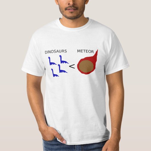 T-shirt de dinosaure (Devant)