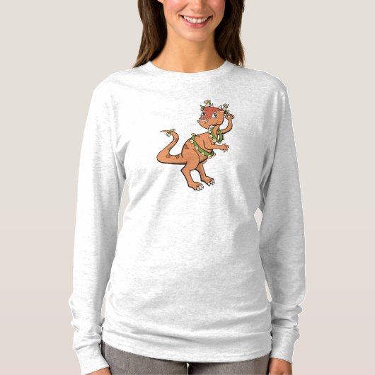 T-shirt de dinosaure de Sleigh Bells (Devant)