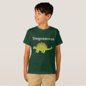 T-shirt de dinosaure de Stegosaurus (Devant entier)