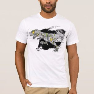 T-shirt de dinosaure de Tyrannosaurus de robot