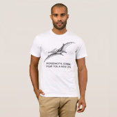 T-shirt de dinosaure drôle (Devant entier)