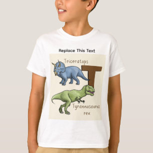 T-shirt de dinosaure ou d'animal préhistorique