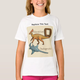 T-shirt de dinosaure ou d'animal préhistorique