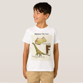 T-shirt de dinosaure ou d'animal préhistorique (Devant entier)