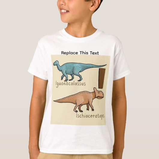 T-shirt de dinosaure ou d'animal préhistorique (Devant)
