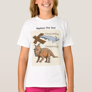 T-shirt de dinosaure ou d'animal préhistorique