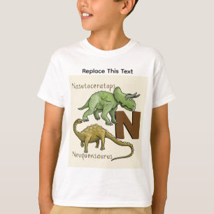 T-shirt de dinosaure ou d'animal préhistorique