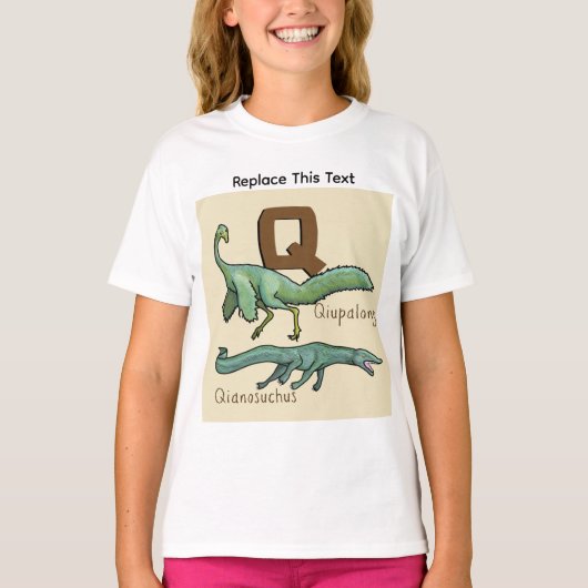 T-shirt de dinosaure ou d'animal préhistorique (Devant)