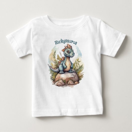 T-Shirt de dinosaure personnalisé (Devant)