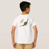 T-shirt de dinosaure, T-shirt d'anniversaire (Dos entier)