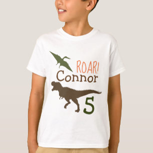 T-shirt de dinosaure, T-shirt d'anniversaire