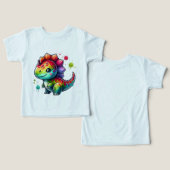 T-shirt de dinosaure Toddler (Design Recto & Verso)