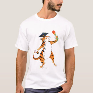T-shirt de diplômé de tigre