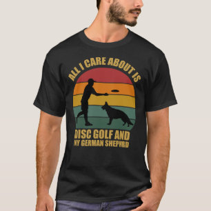 T-shirt De Disk Golf Et Berger Allemand
